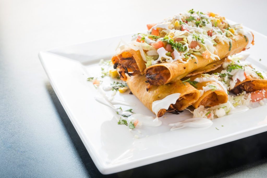 Platter of enchiladas